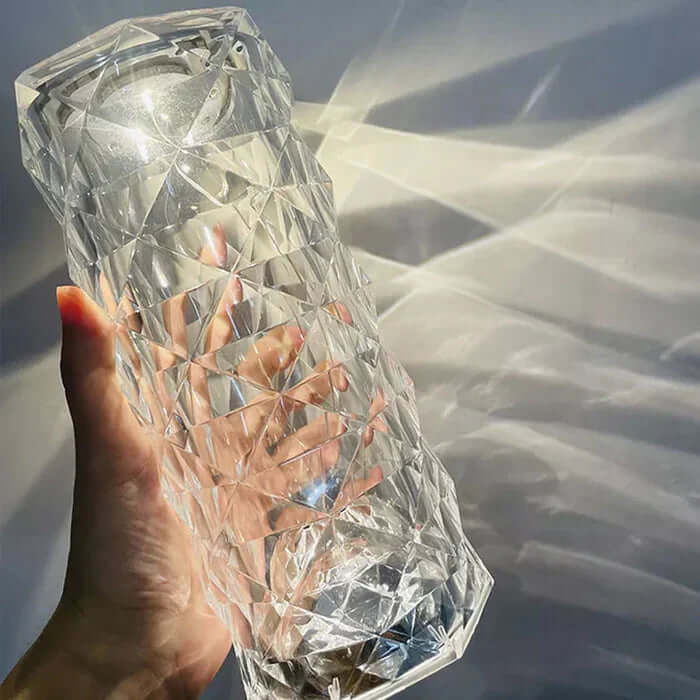 Kristall-LED-Lampe, dimmbar, modern