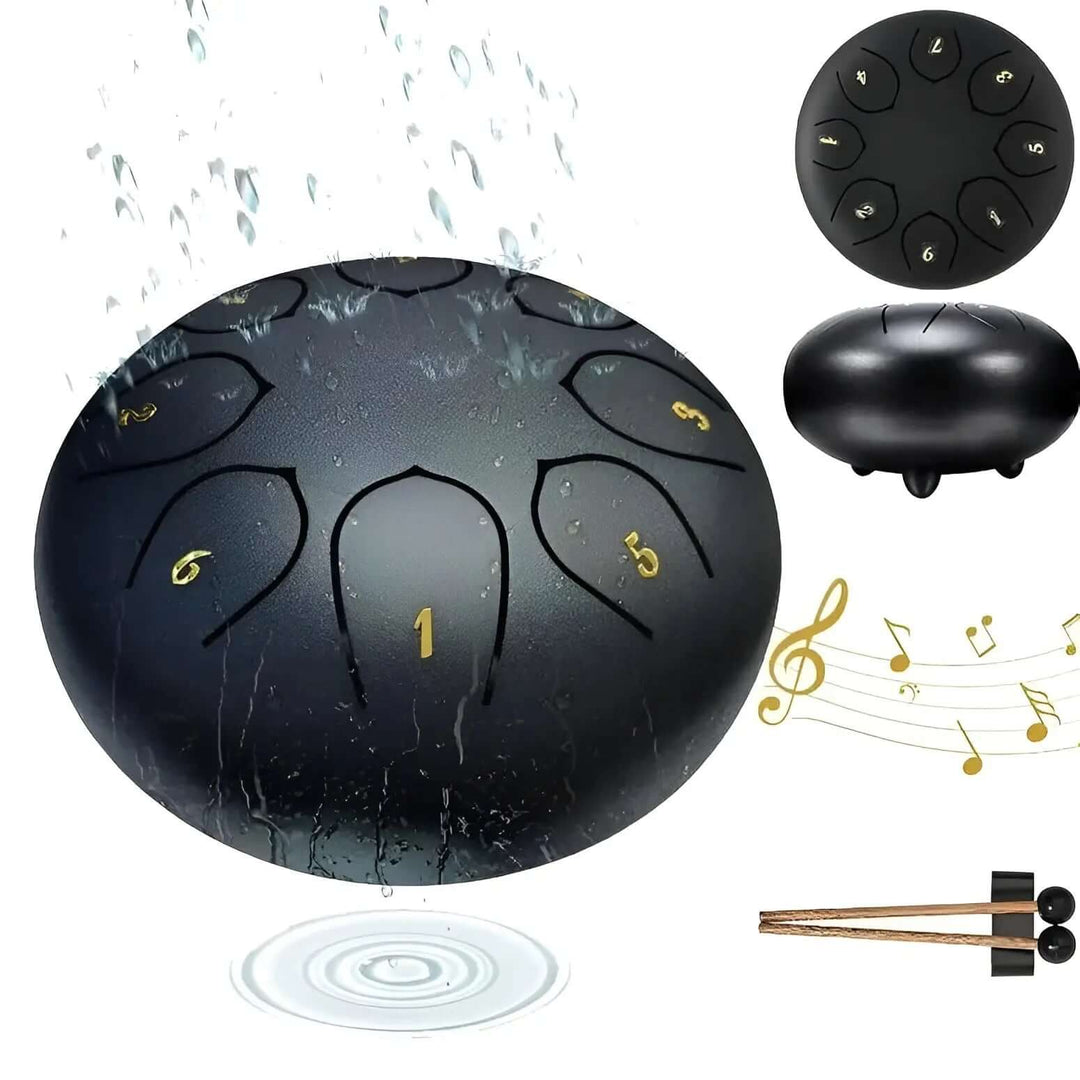 Entspannungstrommel aus Stahl - Regenklänge