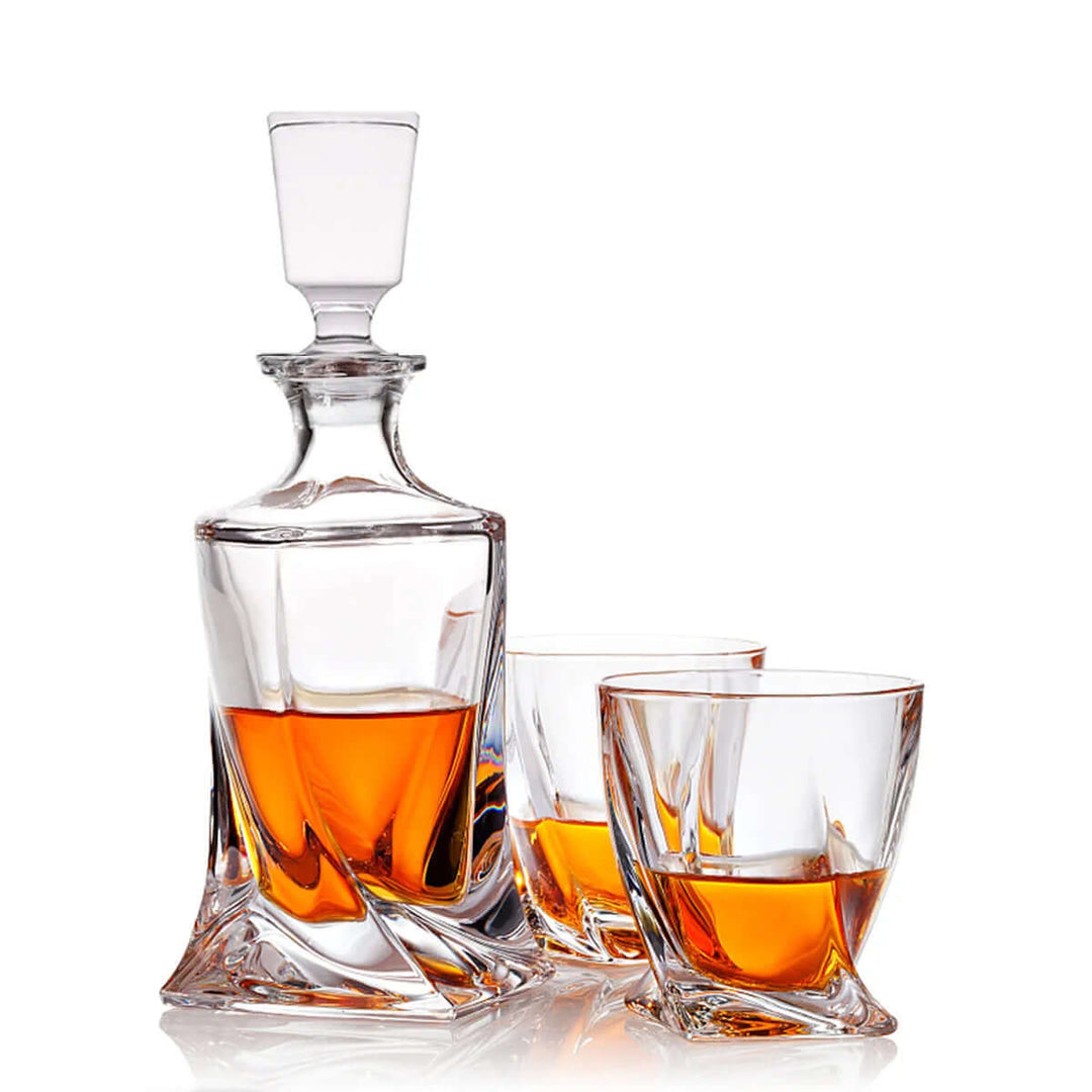 Coffret cadeau exclusif de whisky en cristal