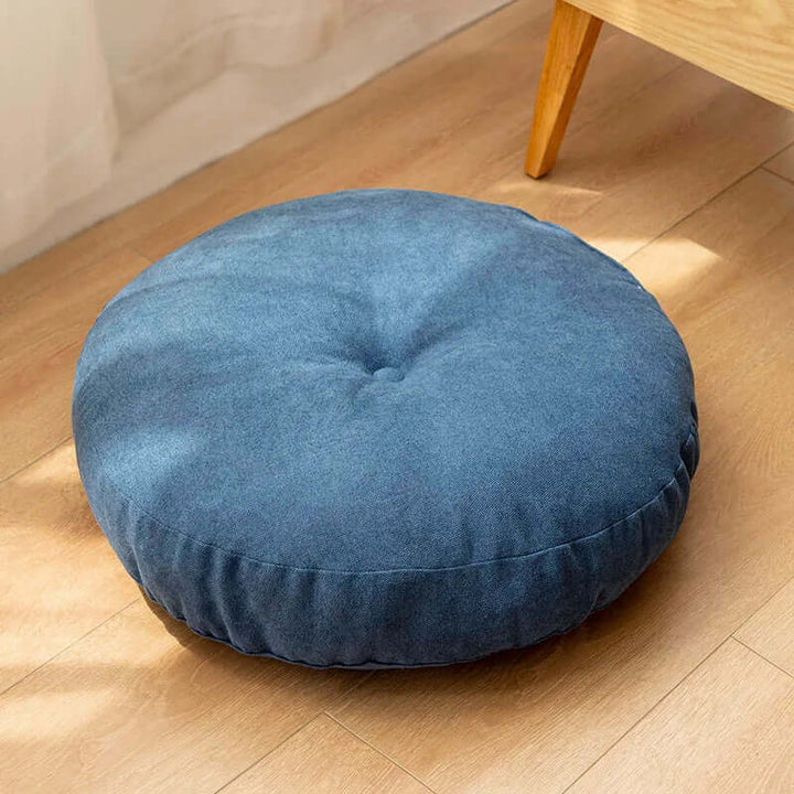 Coussin de méditation rond - confort et détente