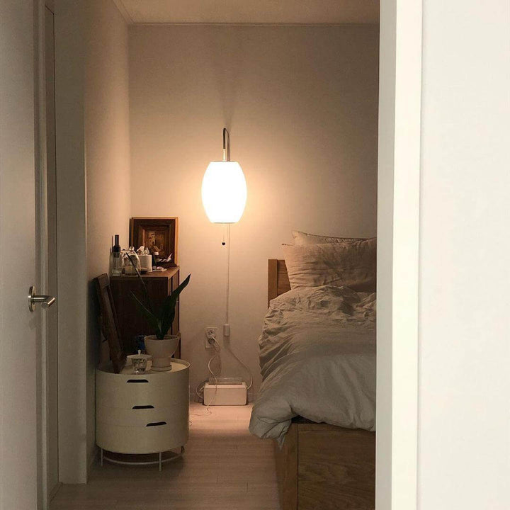 Applique murale moderne design boule lumière blanche chaude