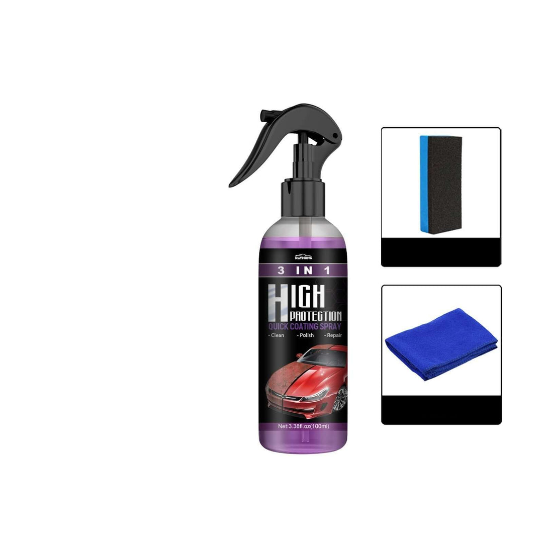 Auto-Schutzspray 3in1: Lack Glas  & Kunststoffpflege