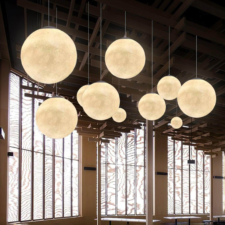 Lampe suspendue Moon au design moderne