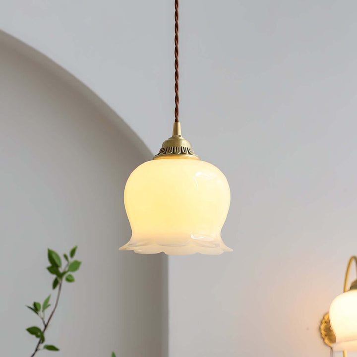 Suspension fleur - 14 cm de diamètre