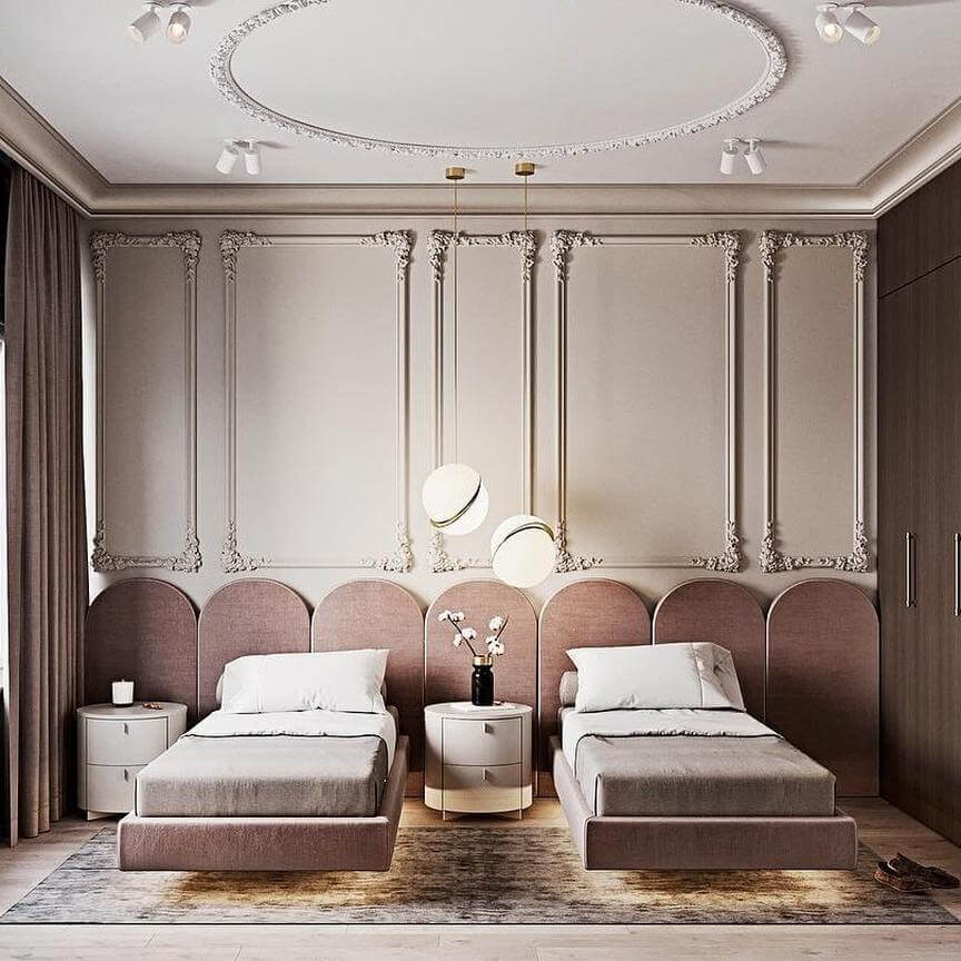 Suspension en forme de lune Design moderne