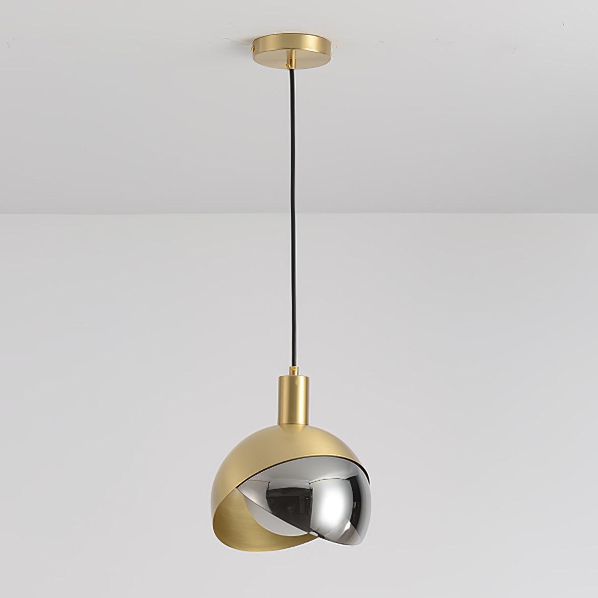 Elegante Pendelleuchte - Glas Metall Design