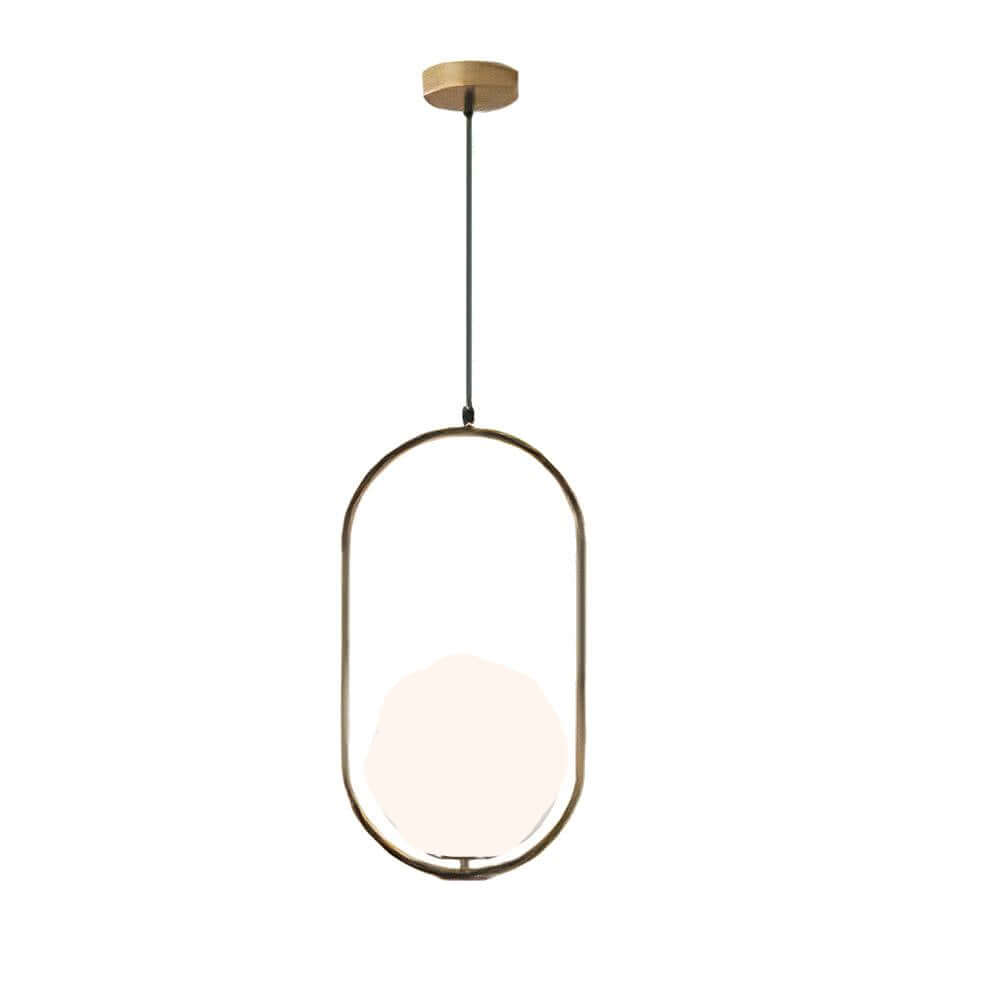 Suspension élégante en forme de goutte