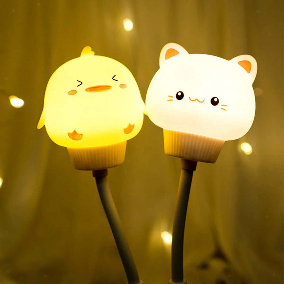 Veilleuse LED avec minuterie - motif animal - USB