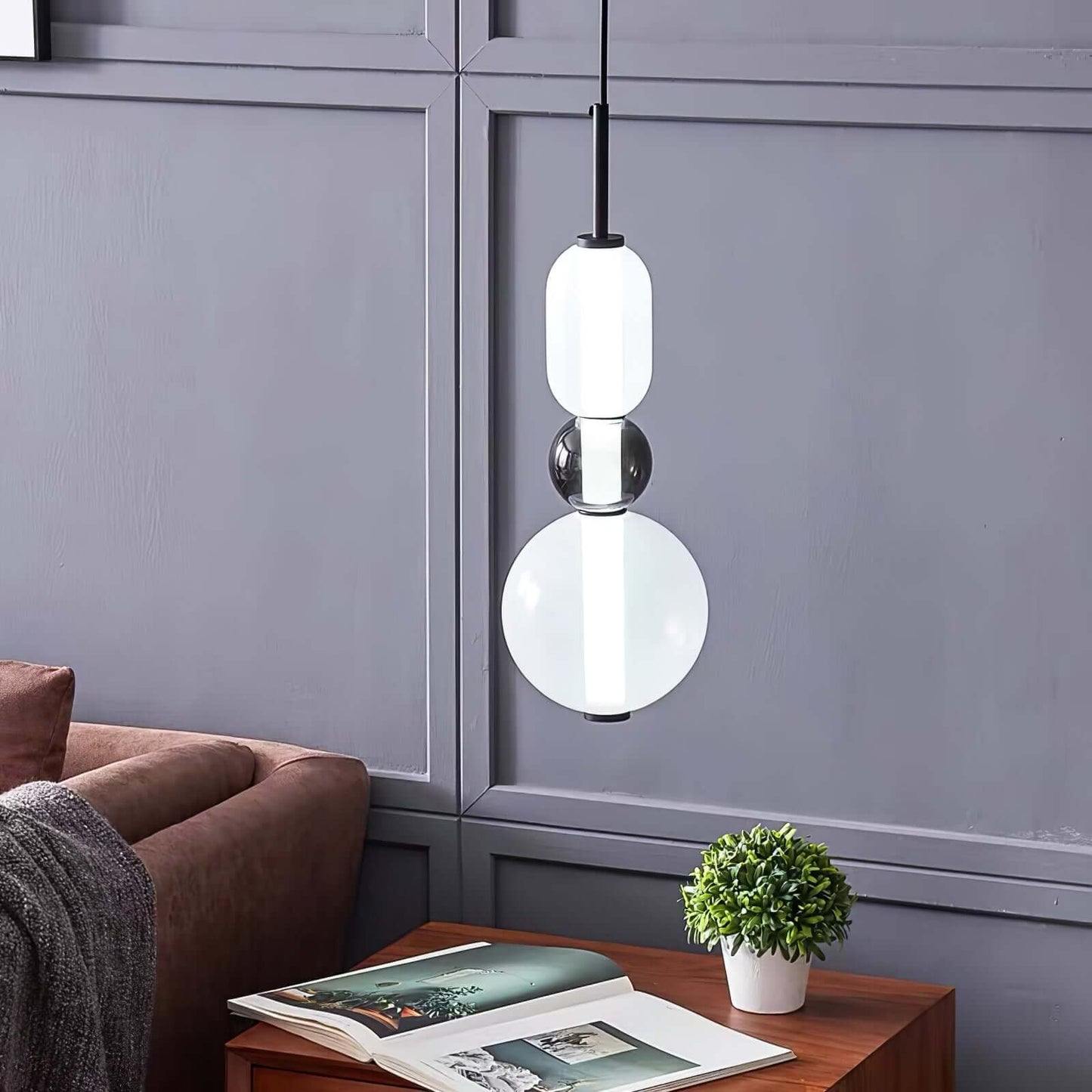 Bunte Glas Hängeleuchte