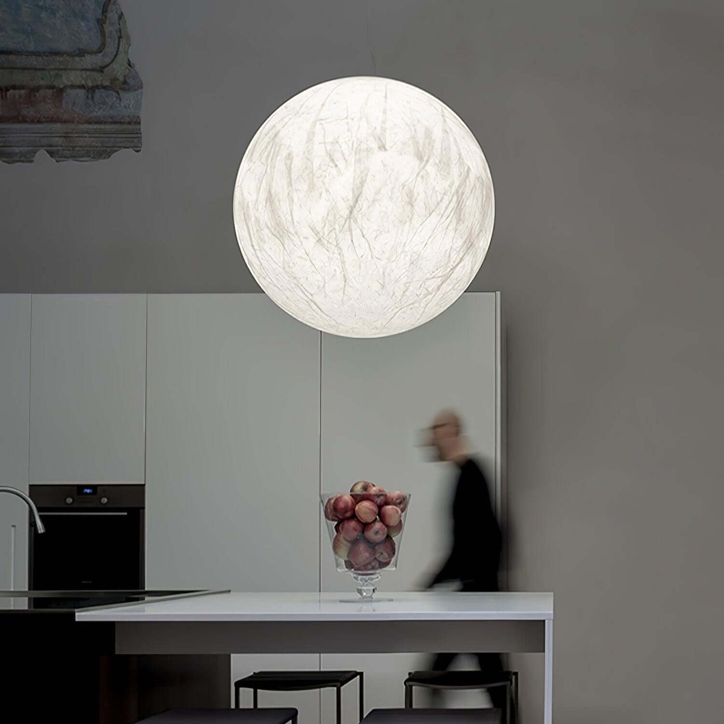Mondseiden Pendelleuchte - Modernes Design