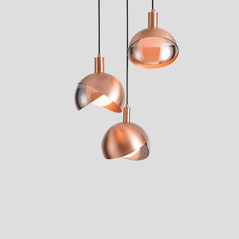 Elegante Pendelleuchte - Glas Metall Design