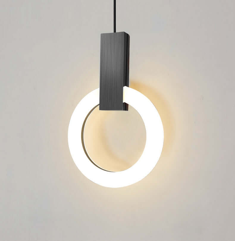 Moderne LED Ring Pendelleuchte