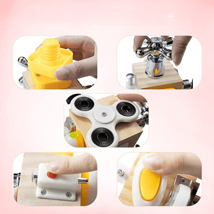 Aktivitätswürfel: Montessori-inspiriertes Lernspielzeug