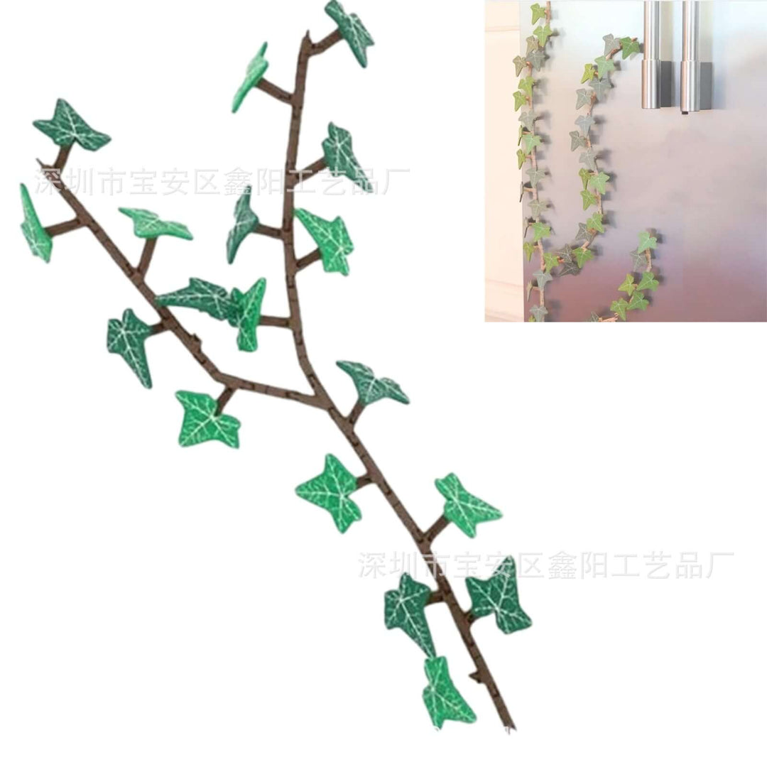 Aimant de réfrigérateur motif lierre - décoratif et pratique