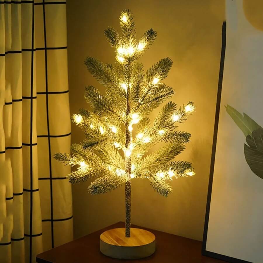 Sapin de Noël décoratif à LED 50 cm
