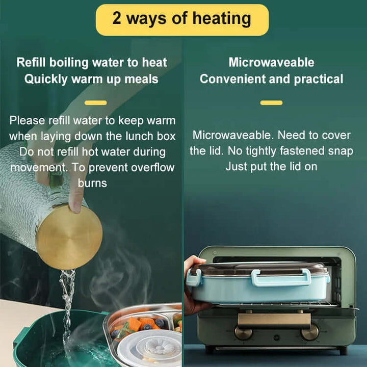 Isolierte Edelstahl Lunchbox 1400ml