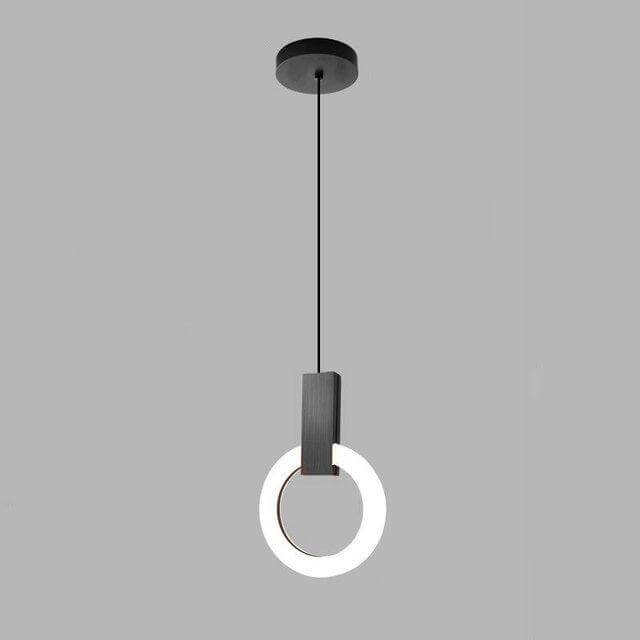 Suspension annulaire LED moderne