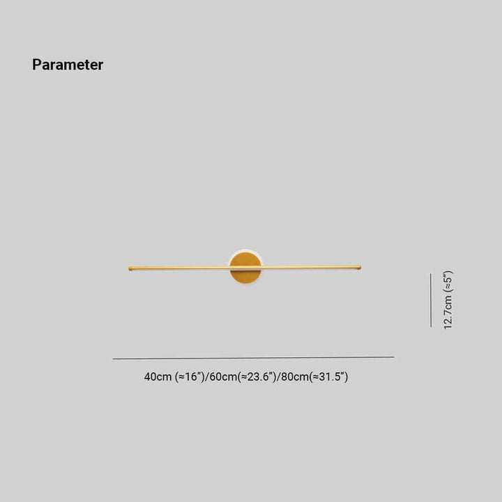 Applique murale LED moderne - ronde et carrée