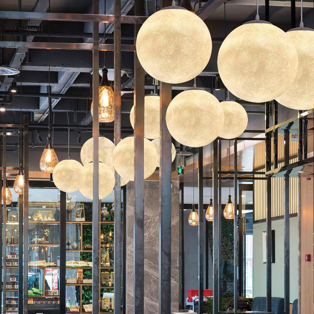Lampe suspendue Moon au design moderne