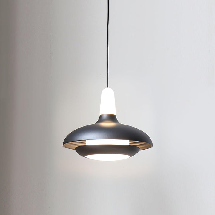 Suspension LED moderne, aluminium, 18 cm