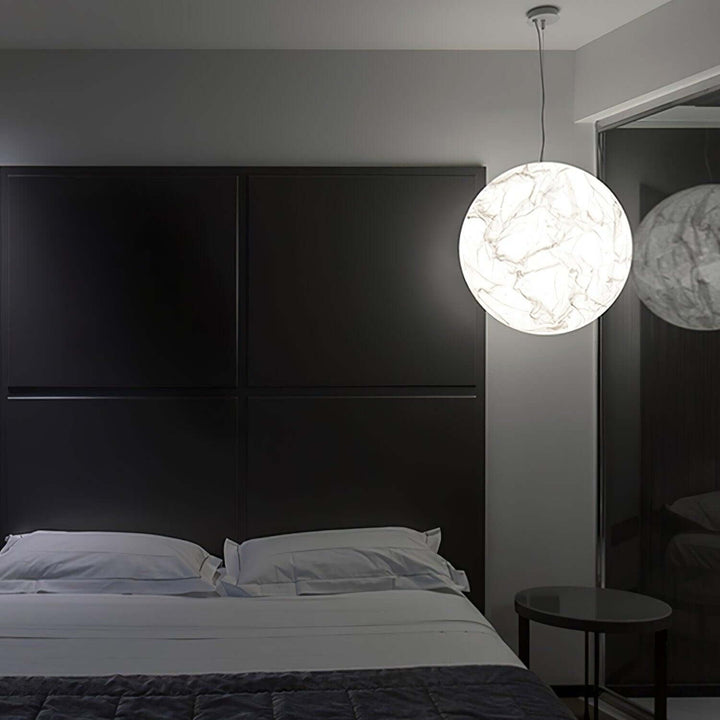 Suspension en soie Moon - design moderne