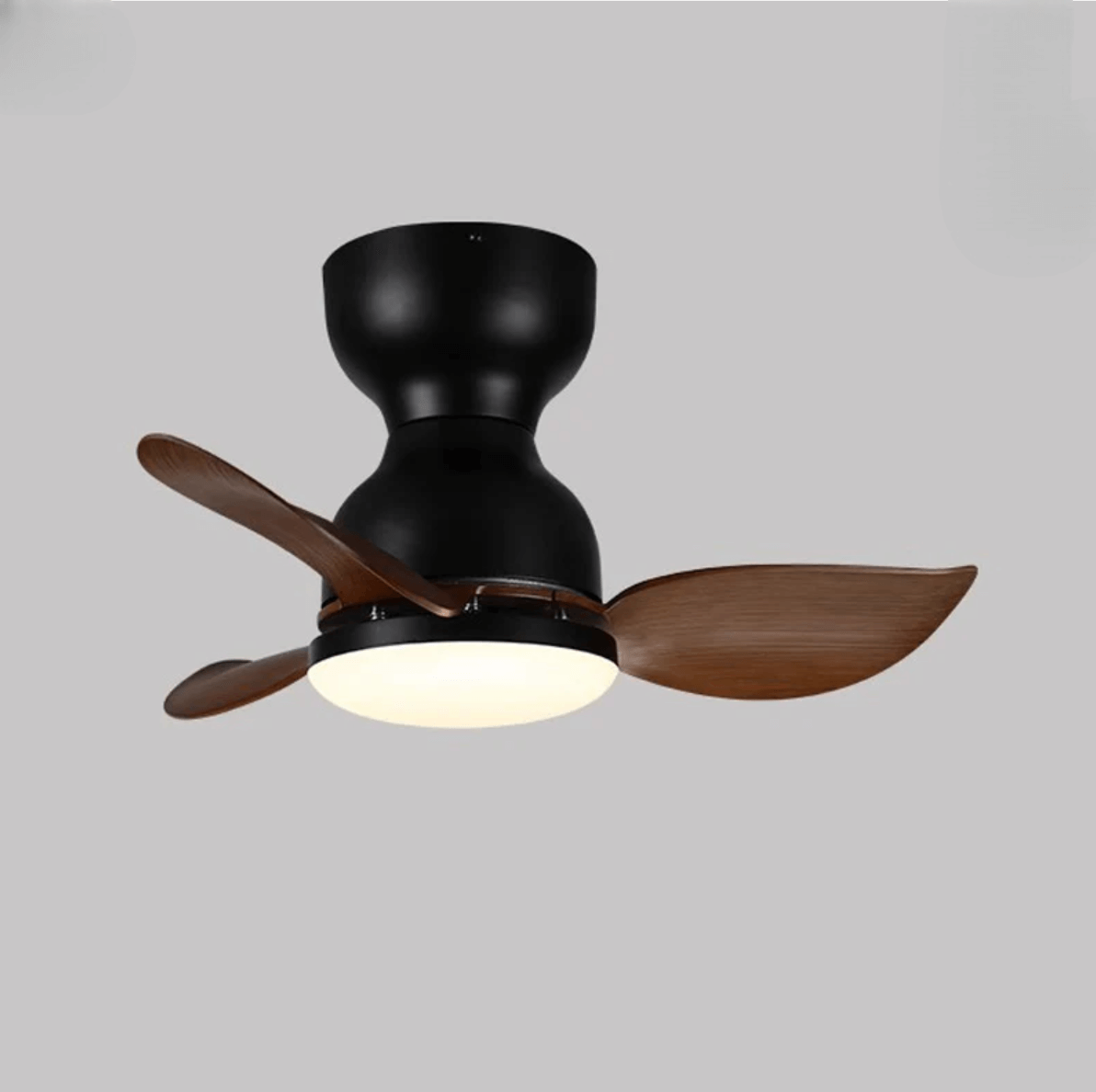 Ventilateur de plafond moderne de 46 cm avec lumière LED