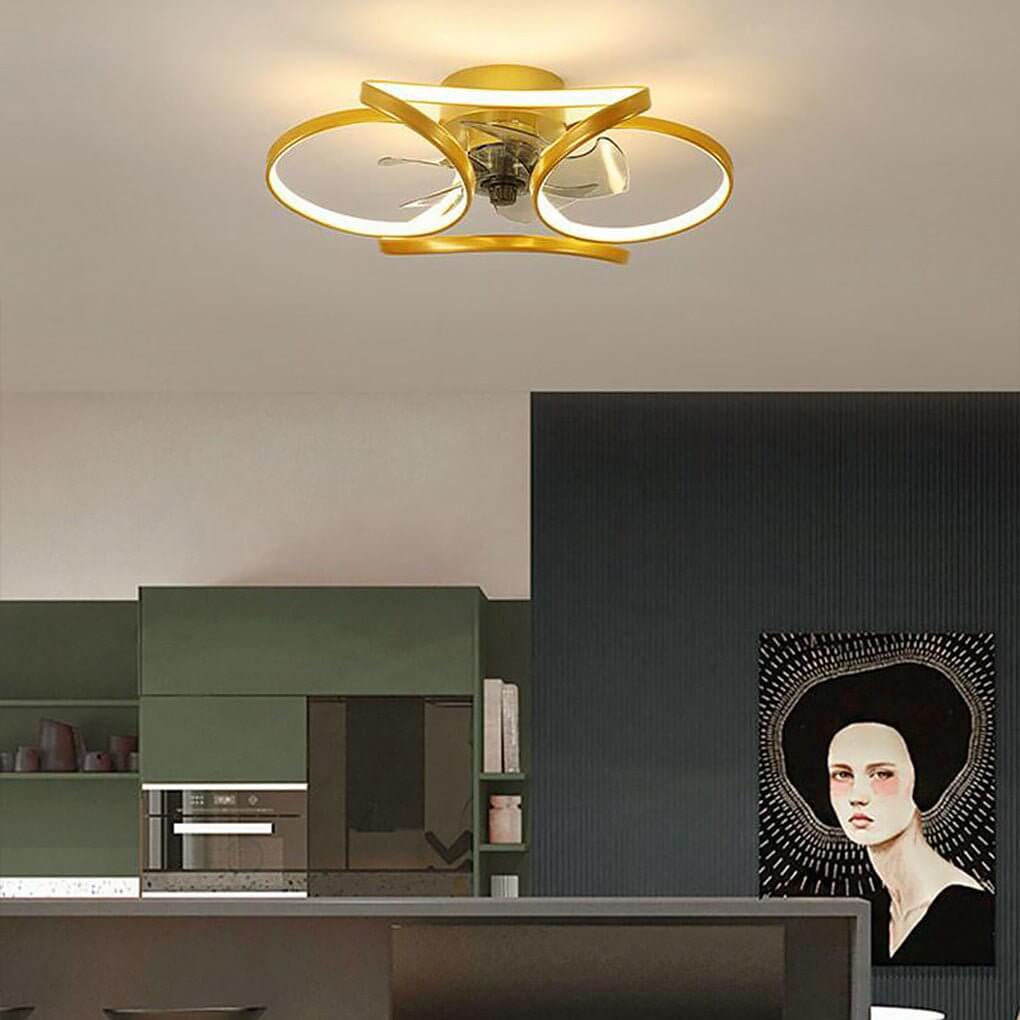 Moderne LED Deckenventilator