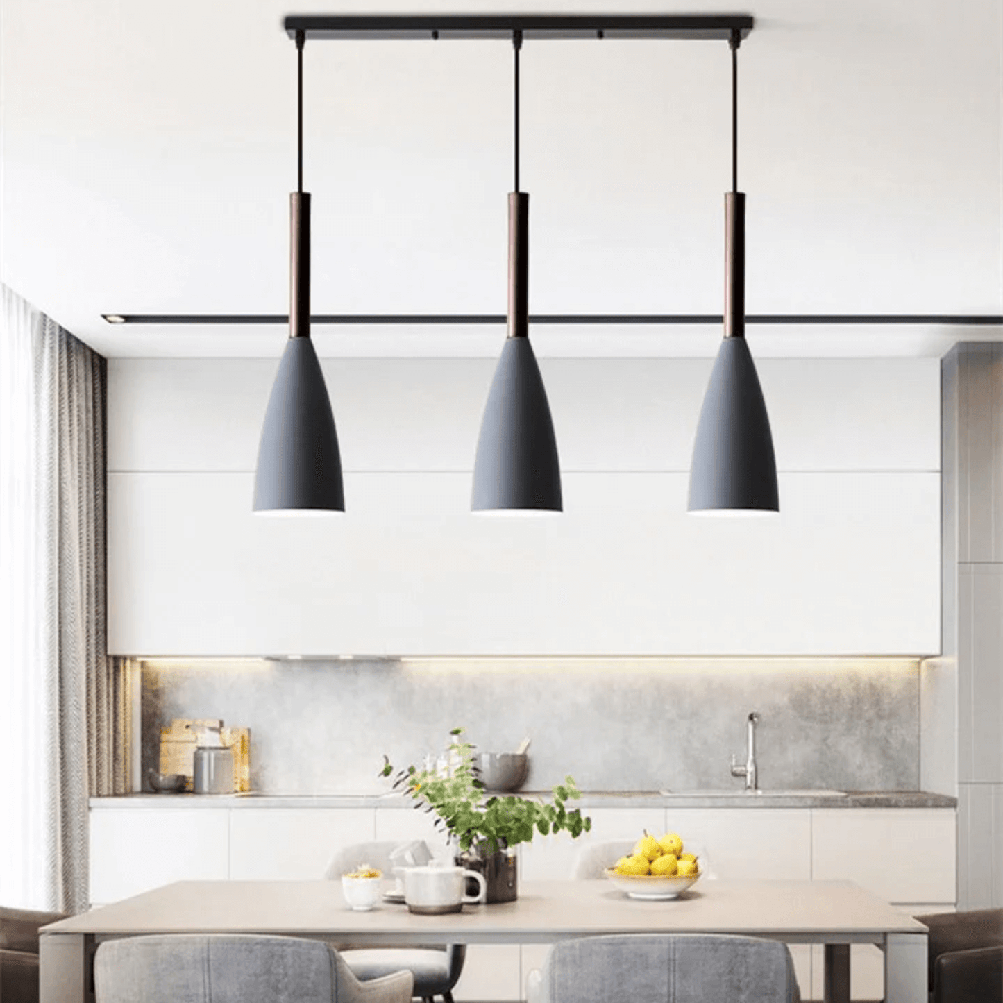 3er Set Moderne Pendelleuchten