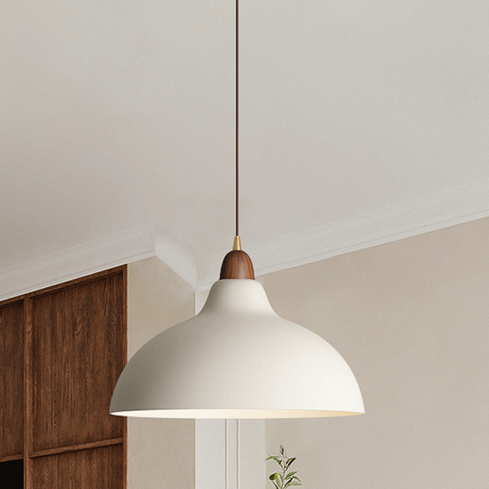 Lampe suspendue scandinave en bois