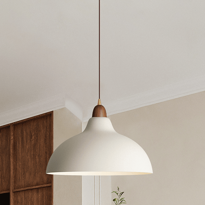 Lampe suspendue scandinave en bois