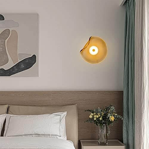 Applique murale LED moderne avec verre fumé