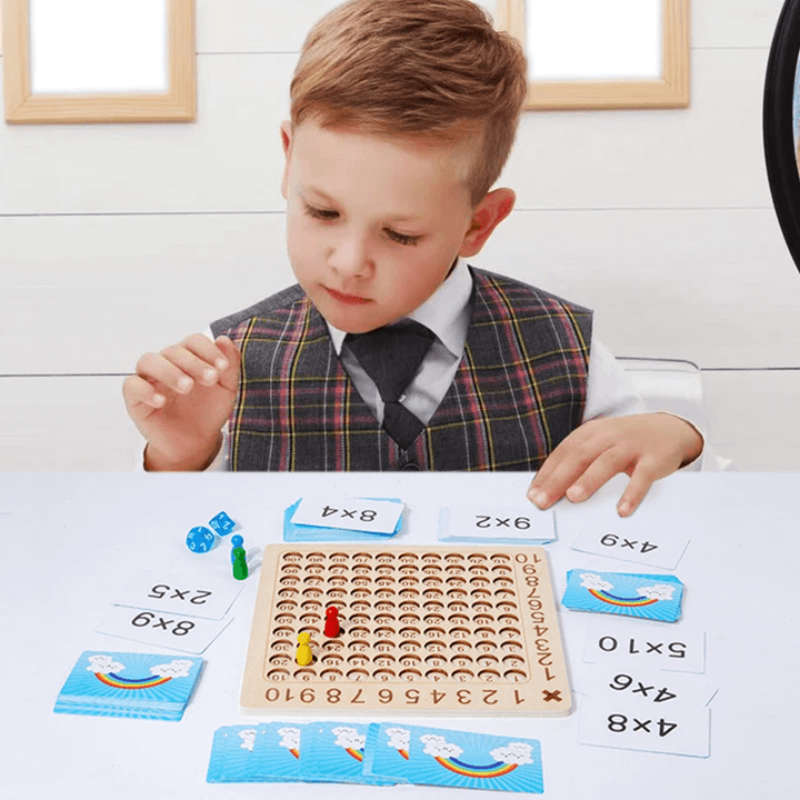Jeu de multiplication pour enfants - L'aventure des nombres