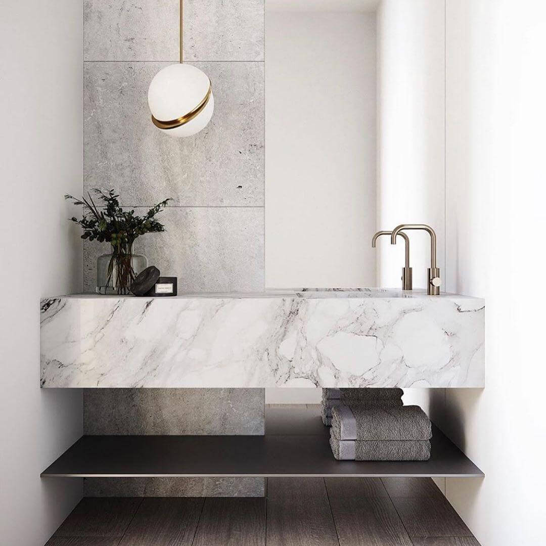 Suspension en forme de lune Design moderne