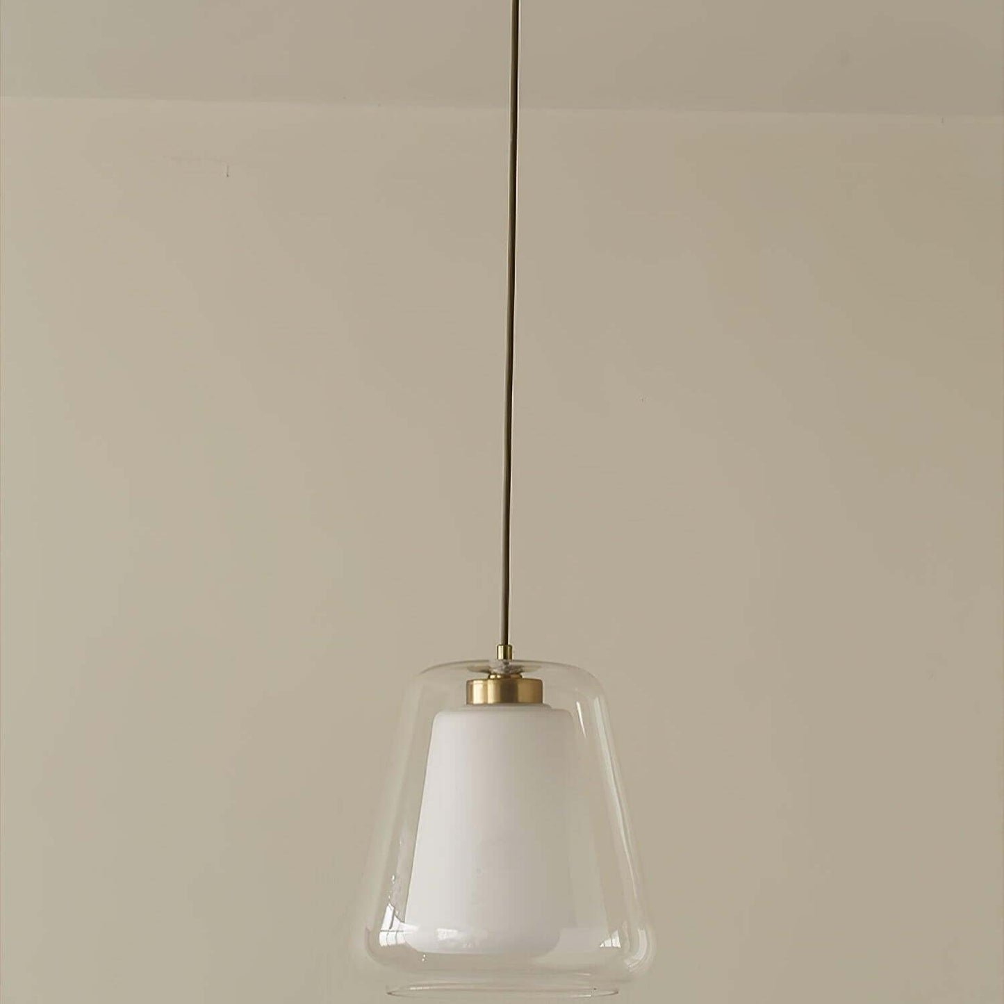 Moderne Glas-Pendelleuchte