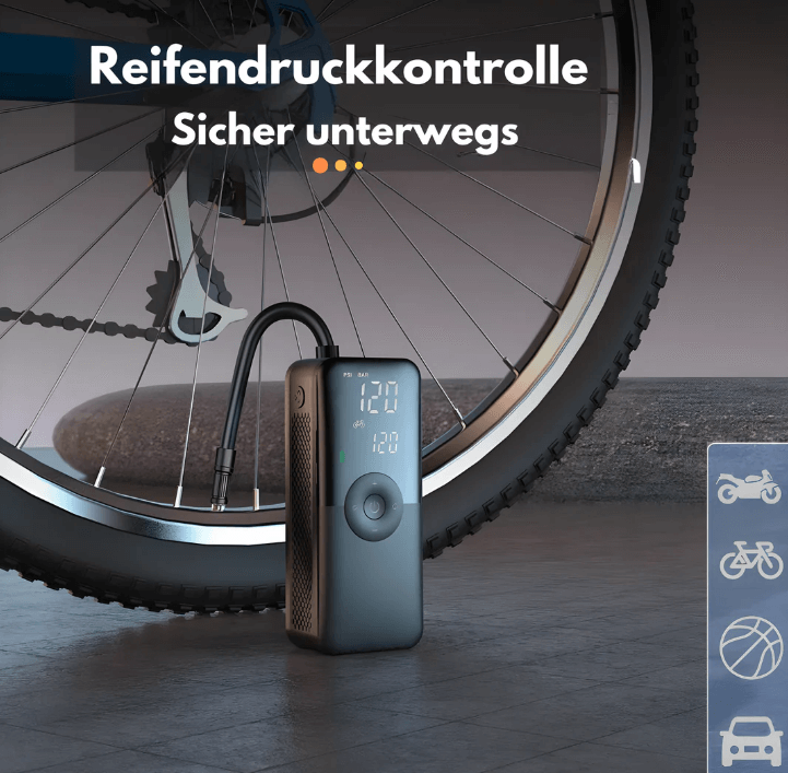 Mini pompe portable avec affichage numérique