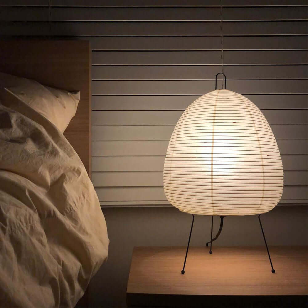 Lampe de table japonaise Yumi - lumière d'ambiance