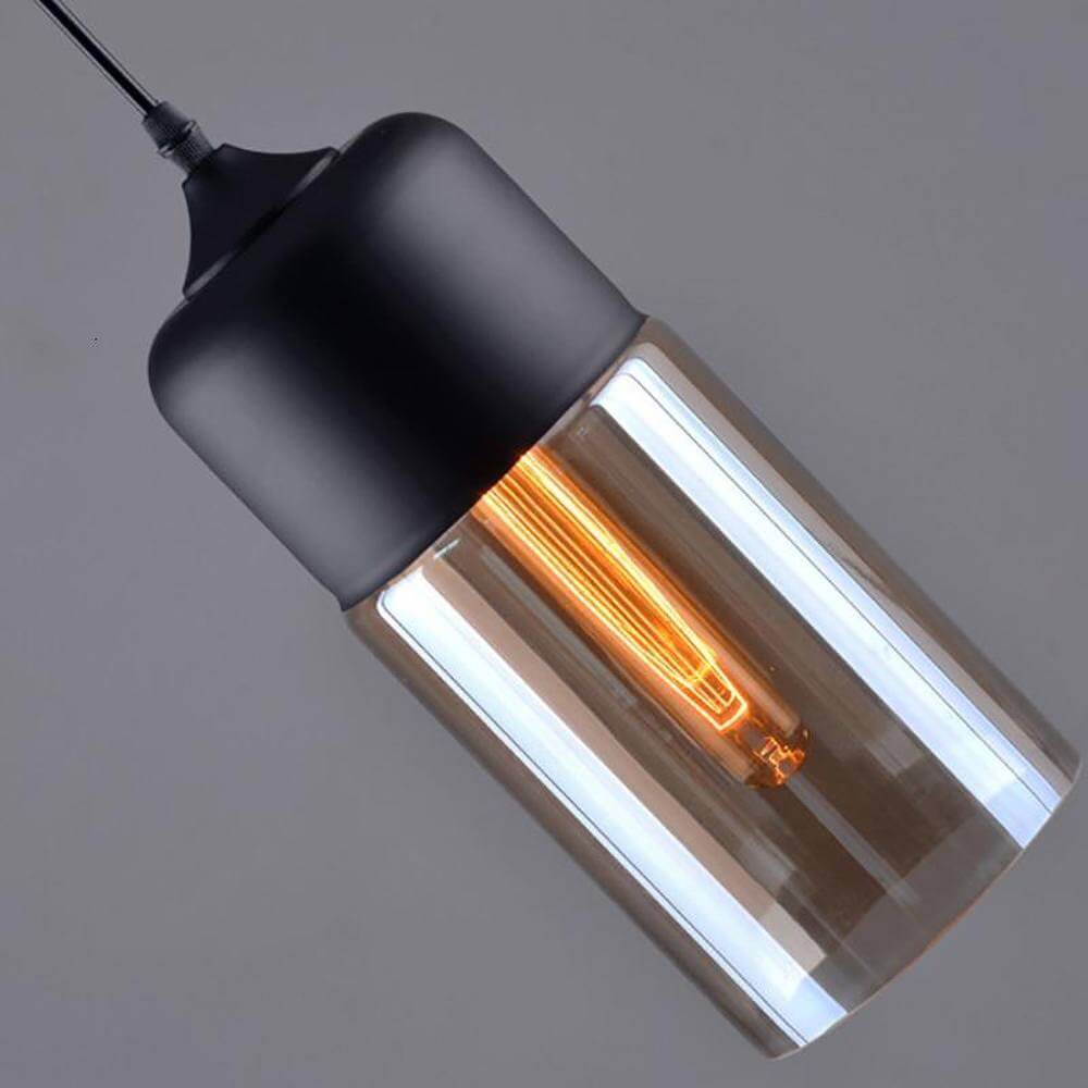 Lampe suspendue en verre soufflé à la bouche