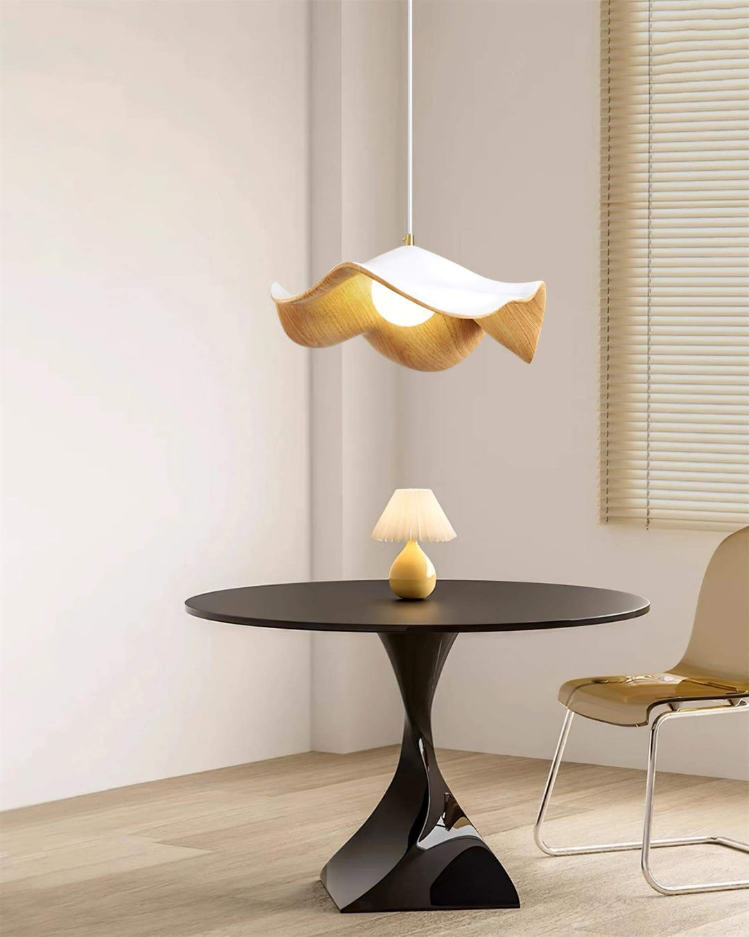 Lampe suspendue design en forme de fleur de lotus