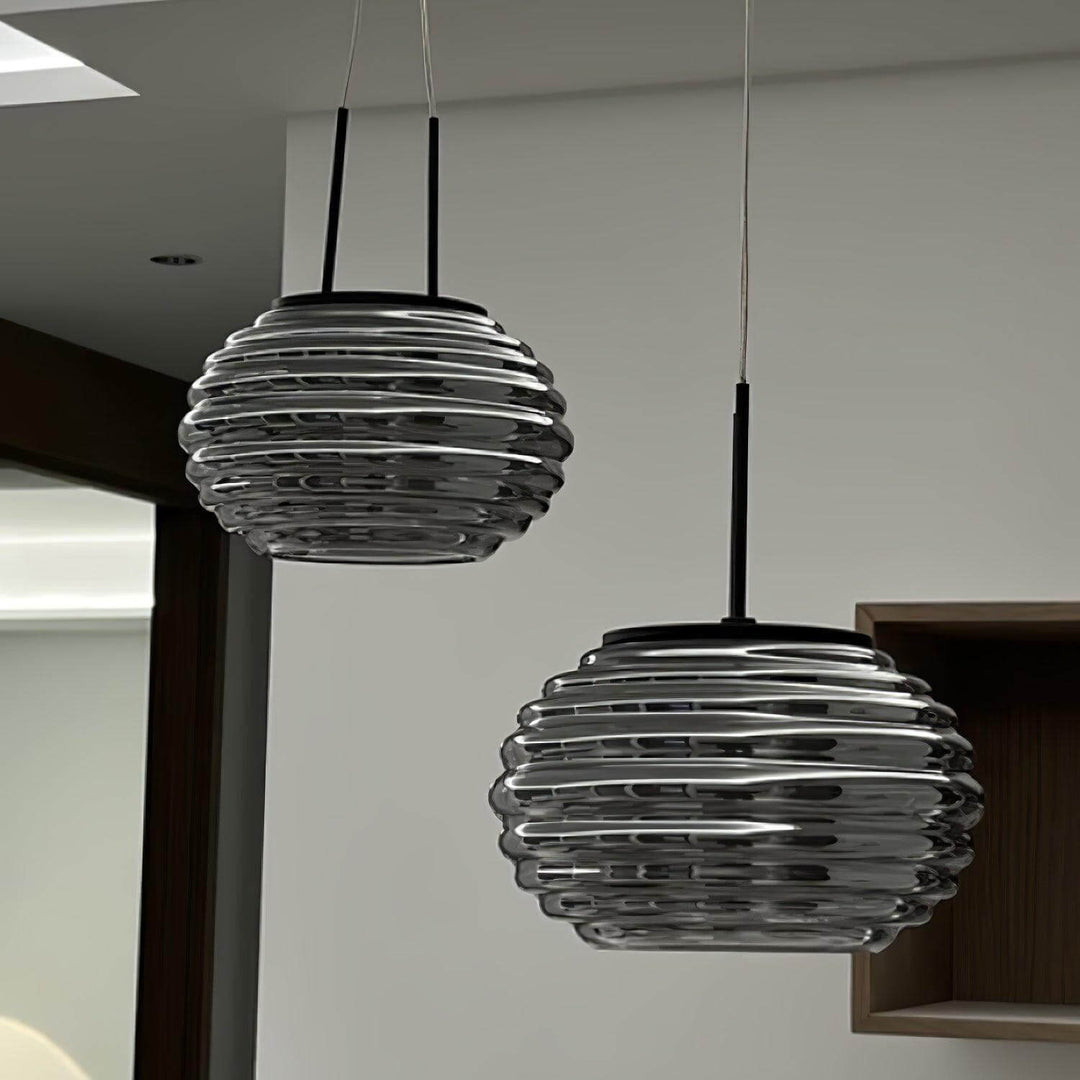 Suspension Halo moderne, 3 lumières