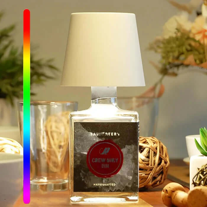 Lampe de table LED à intensité variable, lampe tactile à piles, 3 couleurs de lumière