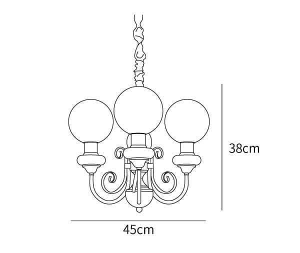 Lustre en onyx - Design moderne
