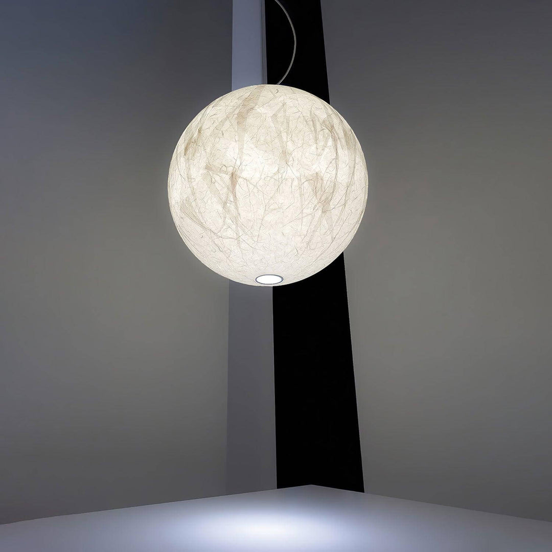 Suspension en soie Moon - design moderne