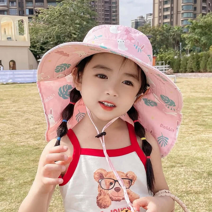 Sonnenhut Kinder Anti-UV mit Pfeife - Schutz für Sommertage