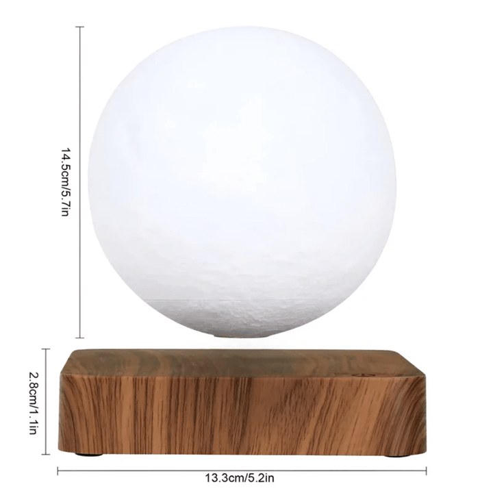 Lampe lunaire flottante avec commande tactile