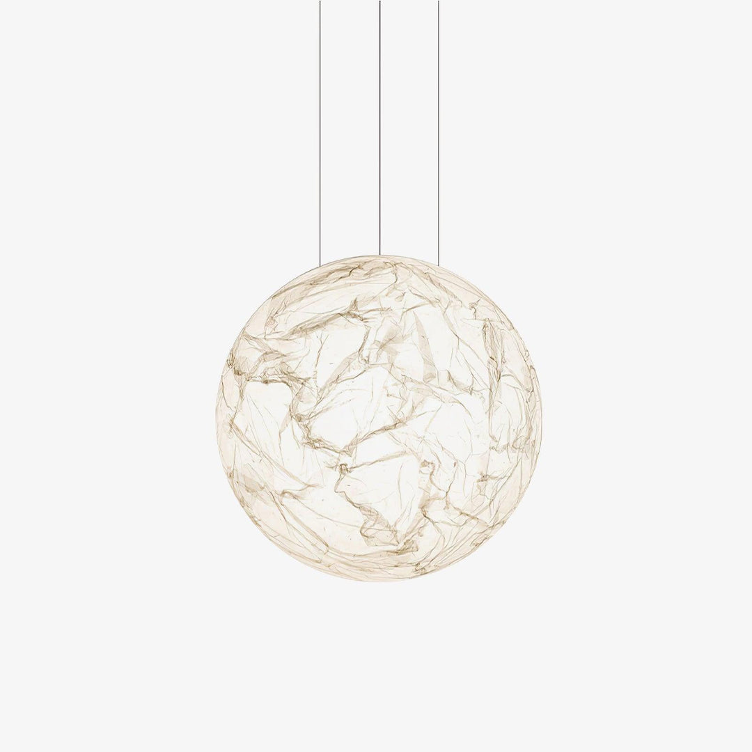 Suspension en soie Moon - design moderne
