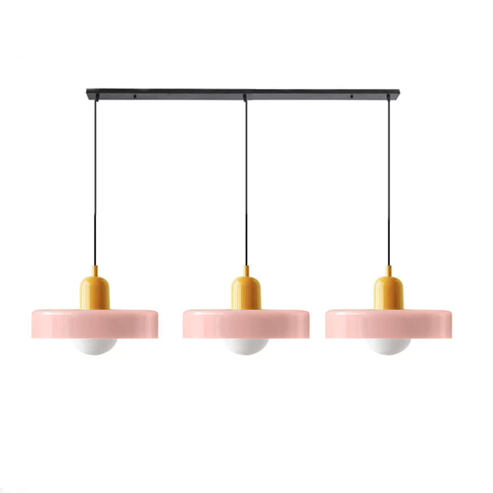 3-köpfige Bauhaus Pendelleuchte