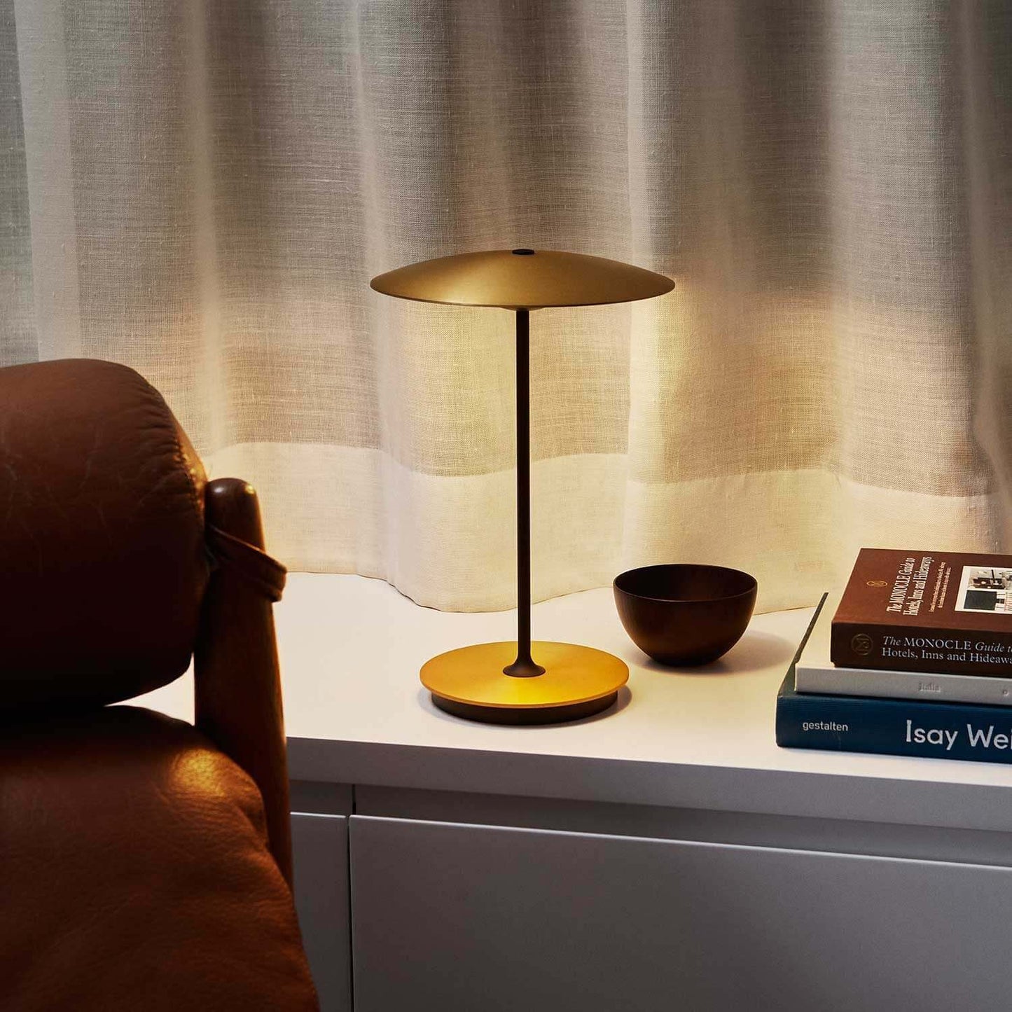 Designer Tischleuchte Modern LED 35cm