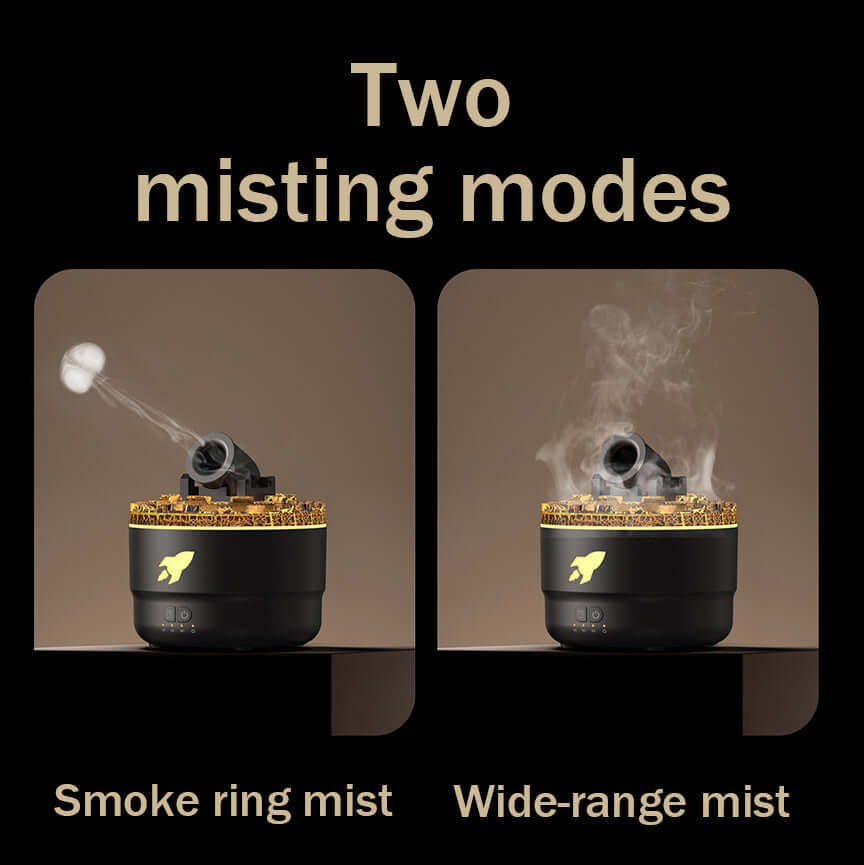 Lava-Aromadiffusor & Luftbefeuchter mit LED-Nachtlicht