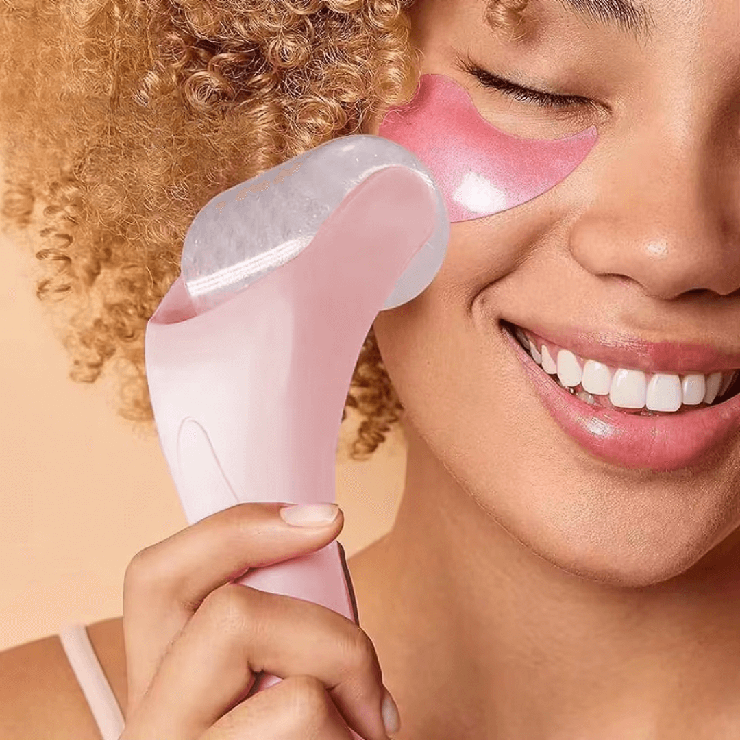 Rouleau de glace pour le visage - anti-rides et anti-poches