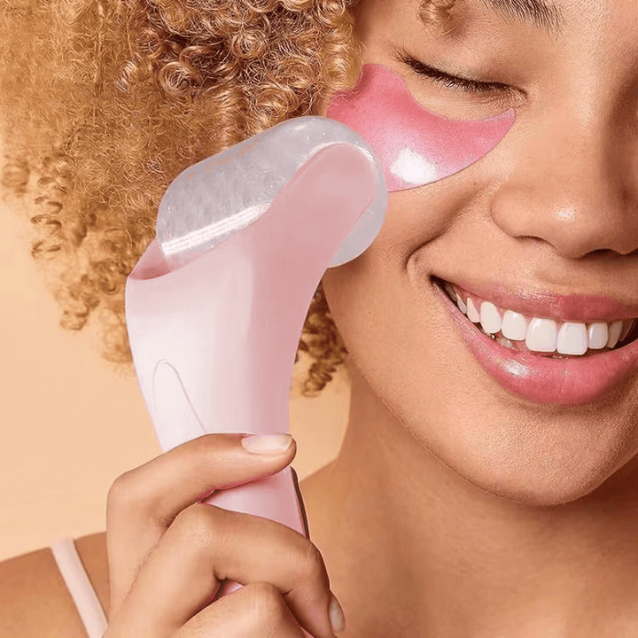 Rouleau de glace pour le visage - anti-rides et anti-poches